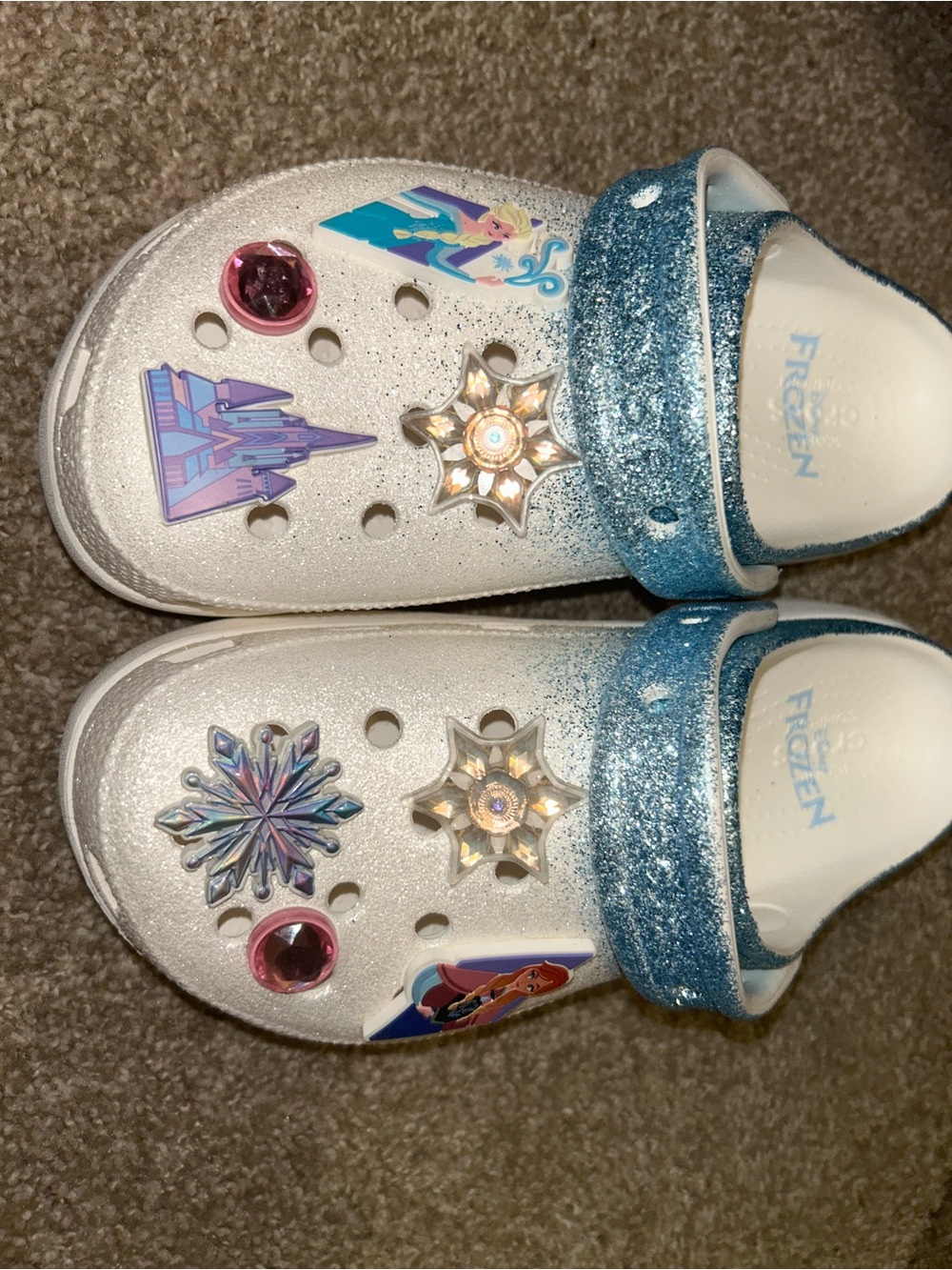 Woman’s Frozen Crocs
